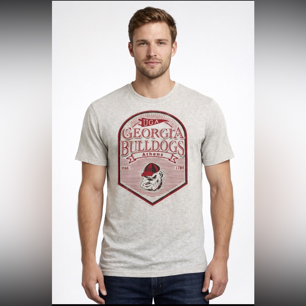 Champion Gray Georgia Bulldogs Tee